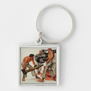 Sailor Hunks Lost het grote Pistool Sleutelhanger