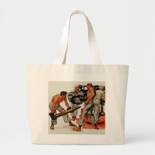 Sailor Hunks Lost het grote Pistool Tote Bag (Voorkant)