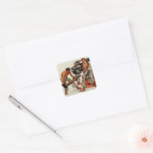 Sailor Hunks Lost het grote Pistool Vierkante Sticker (Envelop)