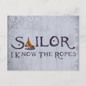 Sailor - Ik ken de Ropes Briefkaart (Voorkant)