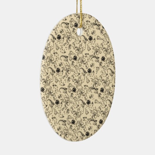 Sailor Jerry Pattern Keramisch Ornament (Rechts)