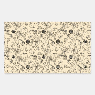 Sailor Jerry Pattern Rechthoekige Sticker