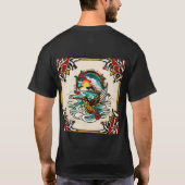 Sailor Jerry Vibes - Tropisch Tattoo Art T-shirt C (Achterkant)
