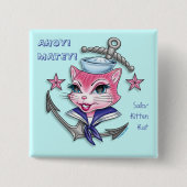 Sailor Kitten Kat™ - Button (Voorkant)
