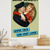 Sailor Let op! Poster (Keuken)