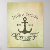 Sailor Memorial Poster (Voorkant)