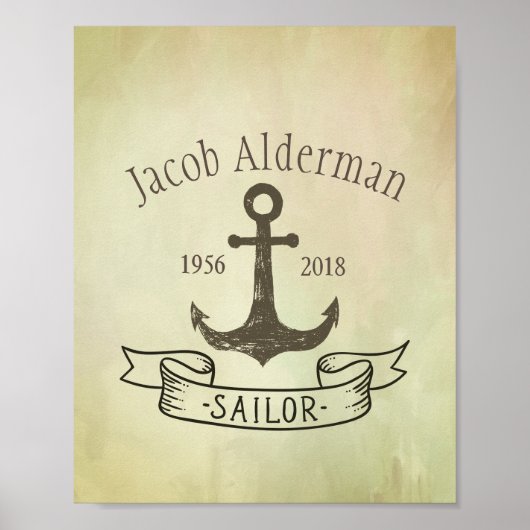  Sailor Memorial Poster (Voorkant)