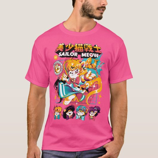 Sailor Meow T-shirt (Voorkant)
