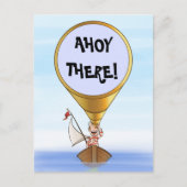 Sailor met telescoopgroet briefkaart (Voorkant)