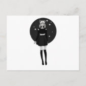 Sailor moon gothic waterverf briefkaart (Voorkant)