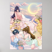 Sailor Moons Inspired - Matte Poster (Voorkant)
