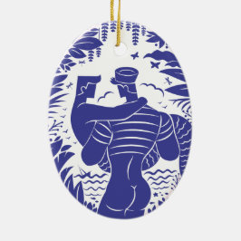Sailor n merman keramisch ornament