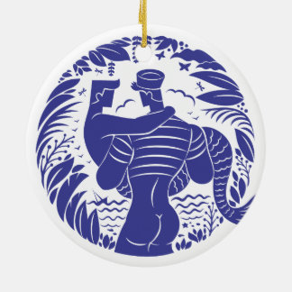 Sailor n merman keramisch ornament