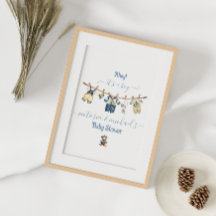 Sailor Nautical Clothesline Baby shower Welkom