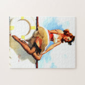 Sailor Nautical Pin up Girl Legpuzzel (Horizontaal)