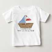 Sailor net als papa t-shirt (Voorkant)