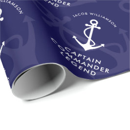 Sailor of kapitein's Birthday - Hij is een legende Cadeaupapier