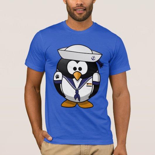 Sailor Penguin with Gay beer Pride Motifs - Shirt (Voorkant)