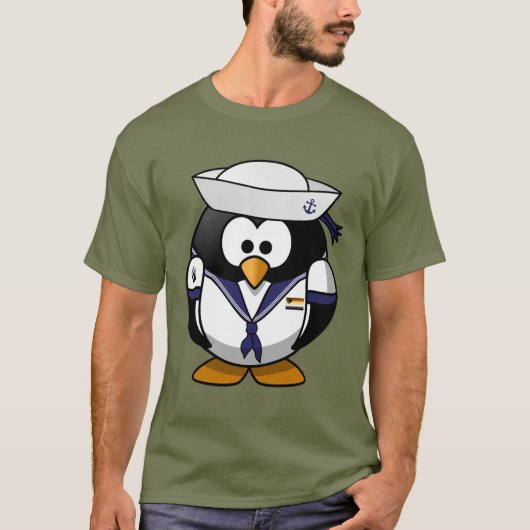 Sailor Penguin with Gay beer Pride Motifs - Shirt (Voorkant)