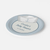 Sailor Pet Boy Nautisch Baby shower Papieren Bordje (Gekanteld)