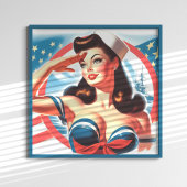  Sailor Pin-up Poster