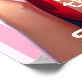 Sailor Pin Up Retro Meisje Art Print (Hoek)