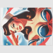 Sailor Pin-up Tissuepapier (Voorkant)