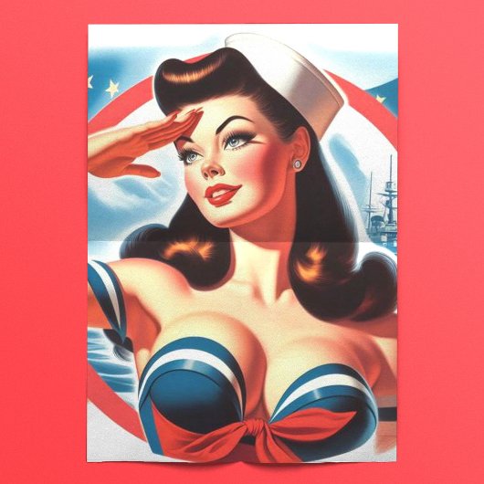 Sailor Pin-up Tissuepapier