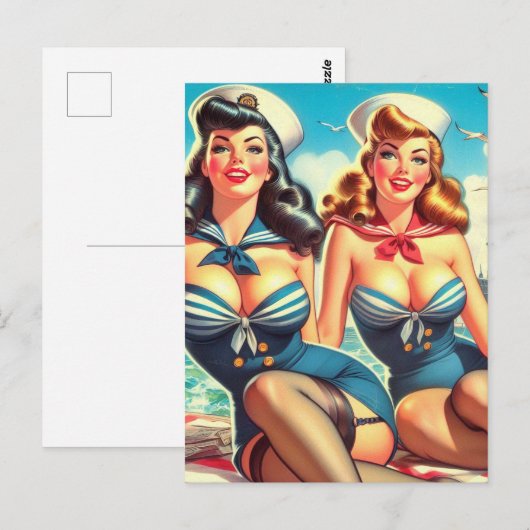  Sailor Pin Ups Briefkaart (Voorkant / Achterkant)