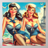  Sailor Pin Ups Poster (Voorkant)