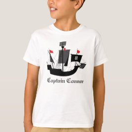 Sailor Pirate Boys Verjaardag T Shirt