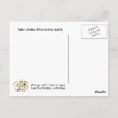 Sailor salueren na ontvangst van medailles briefkaart (Achterkant)