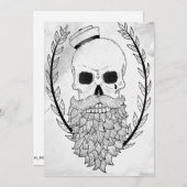 Sailor Schedel Halloween Kaart (Voorkant / Achterkant)