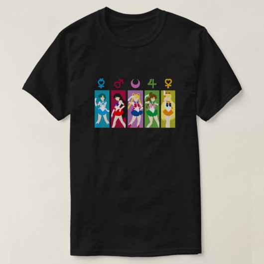 Sailor Senshi Classic T-shirt (Design voorkant)