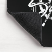 Sailor Ship Steering Wheel Graffiti Drops Sailing Muismat (Hoek)