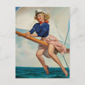 Sailor Spirit Pin Up Briefkaart (Voorkant)