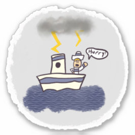 Sailor Storm Comic Book Style Sticker