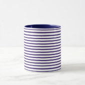 Sailor Stripes - Navy Blue en White Mok (Midden)