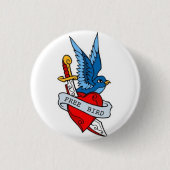 Sailor Tattoo - Free Bird - Button (Voorkant)