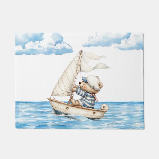 Sailor Teddy Bear Deurmat (Voorkant)