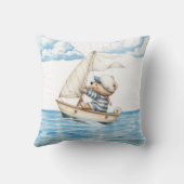 Sailor Teddy Bear Kussen (Achterkant)