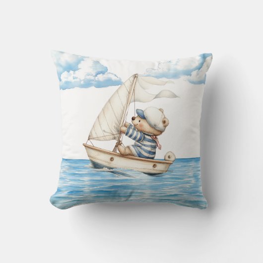 Sailor Teddy Bear Kussen (Voorkant)