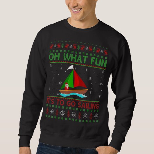 Sailor Ugly KerstSweater Oh Hot Fun Itu2019s Trui (Voorkant)