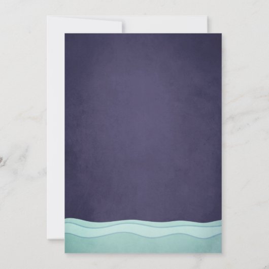 Sailor verjaardagsuitnodiging kom varen weg nautis kaart (Achterkant)