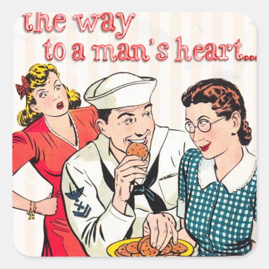 Sailor Vierkante Sticker (Voorkant)