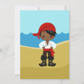 Sailors Birthday Invitation Kaart (Achterkant)