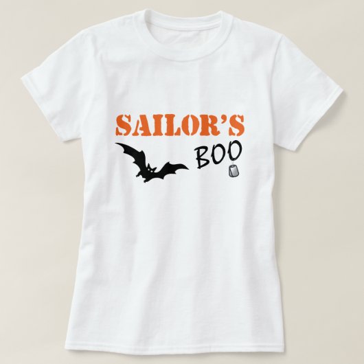 Sailor's Boo T-shirt (Design voorkant)