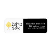 Sailor's Chick Adresetiketten Etiket (Voorkant)