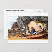 Sailors en Death briefkaart, verscheept Briefkaart (Voorkant / Achterkant)