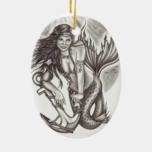 Sailor's Fantasy Keramisch Ornament (Achterkant)